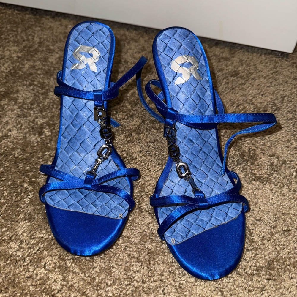 Royal Blue "Real" heels